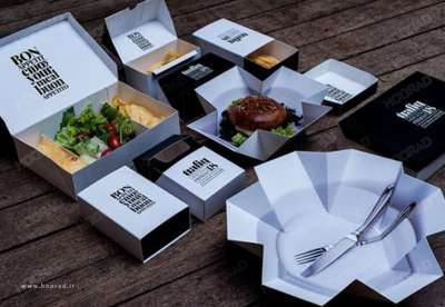 طراحی بسته بندی مواد غذایی رستوران