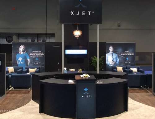 طراحی غرفه نمایشگاهی شرکت هواپیمایی Xjet