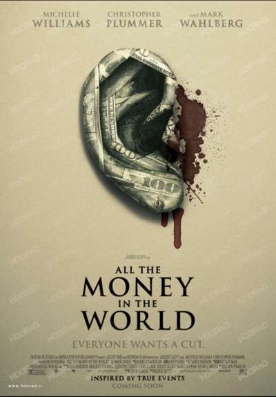طراحی پوستر فیلم All the money in the world