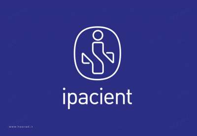 طراحی لوگو Ipacient ب بیمارستان