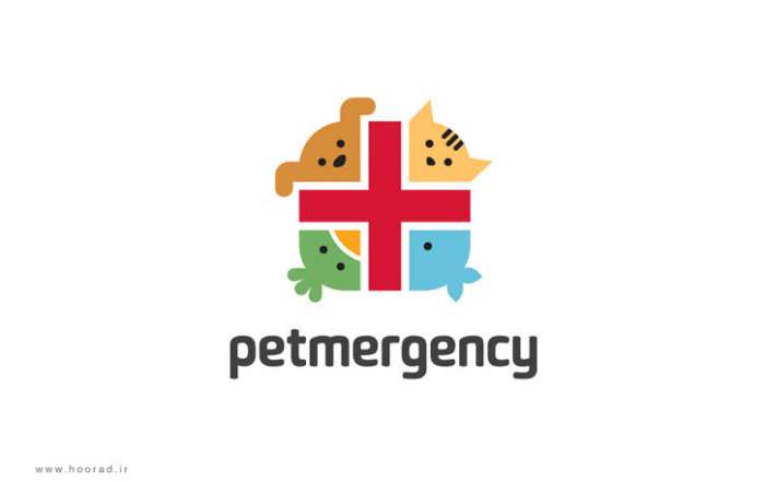 طراحی لوگو مرکز سلامت حیوانات خانگی Petmergency