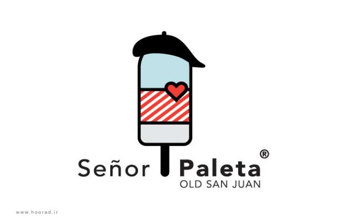 طراحی لوگو و بروشور بستنی Senor Paleta