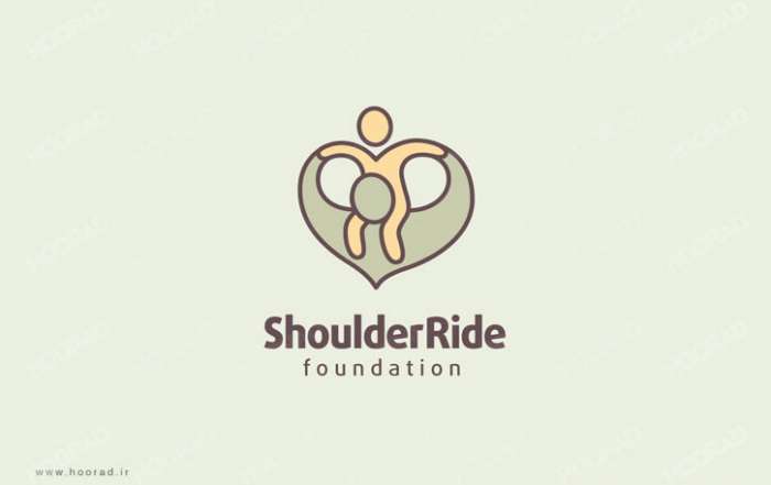 طراحی لوگو موسسه خیریه Shoulder Ride