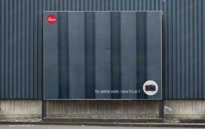 طراحی پوستر تبلیغاتی دوربین Leica