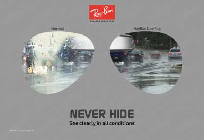 کمپین تبلیغاتی «هیچ چیز مخفی نمی ماند» عینک Ray-Ban