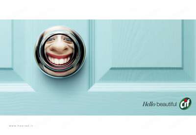 طراحی کمپین تبلیغاتی با مزه برای تمیزکننده Cif